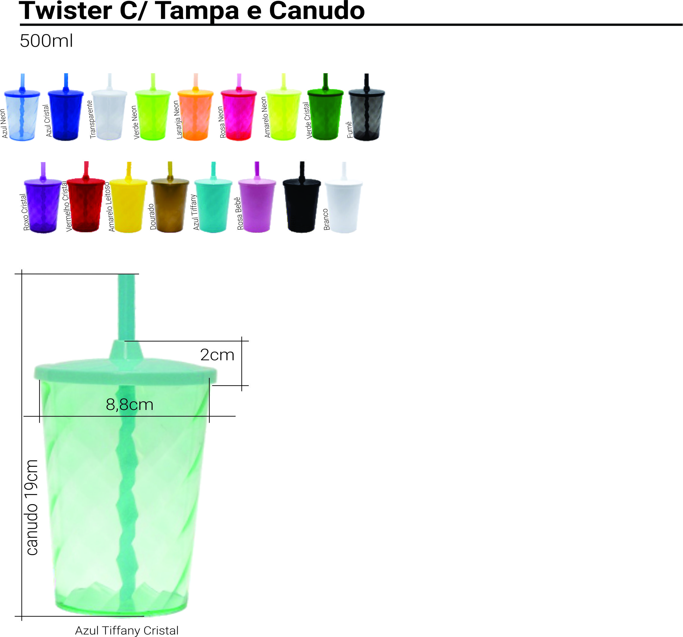 COPO TWISTER 500ML - PERSONALIZADO (MÍN. 06 UN) - Image 2