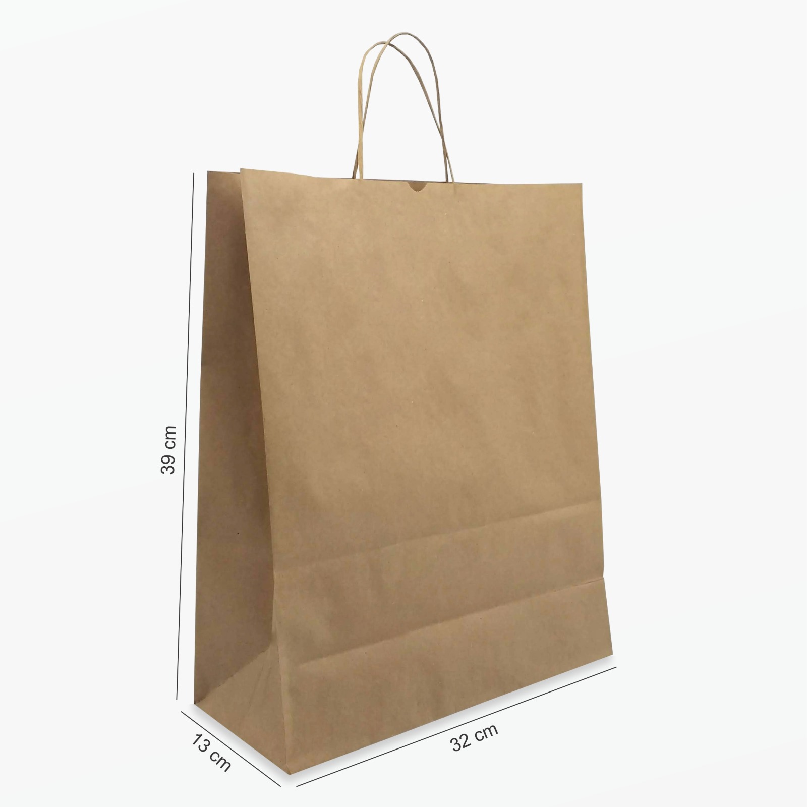 SACOLA KRAFT PRESENTE PARDA G - PERSONALIZADA (MÍN. 100 UN) - Image 2