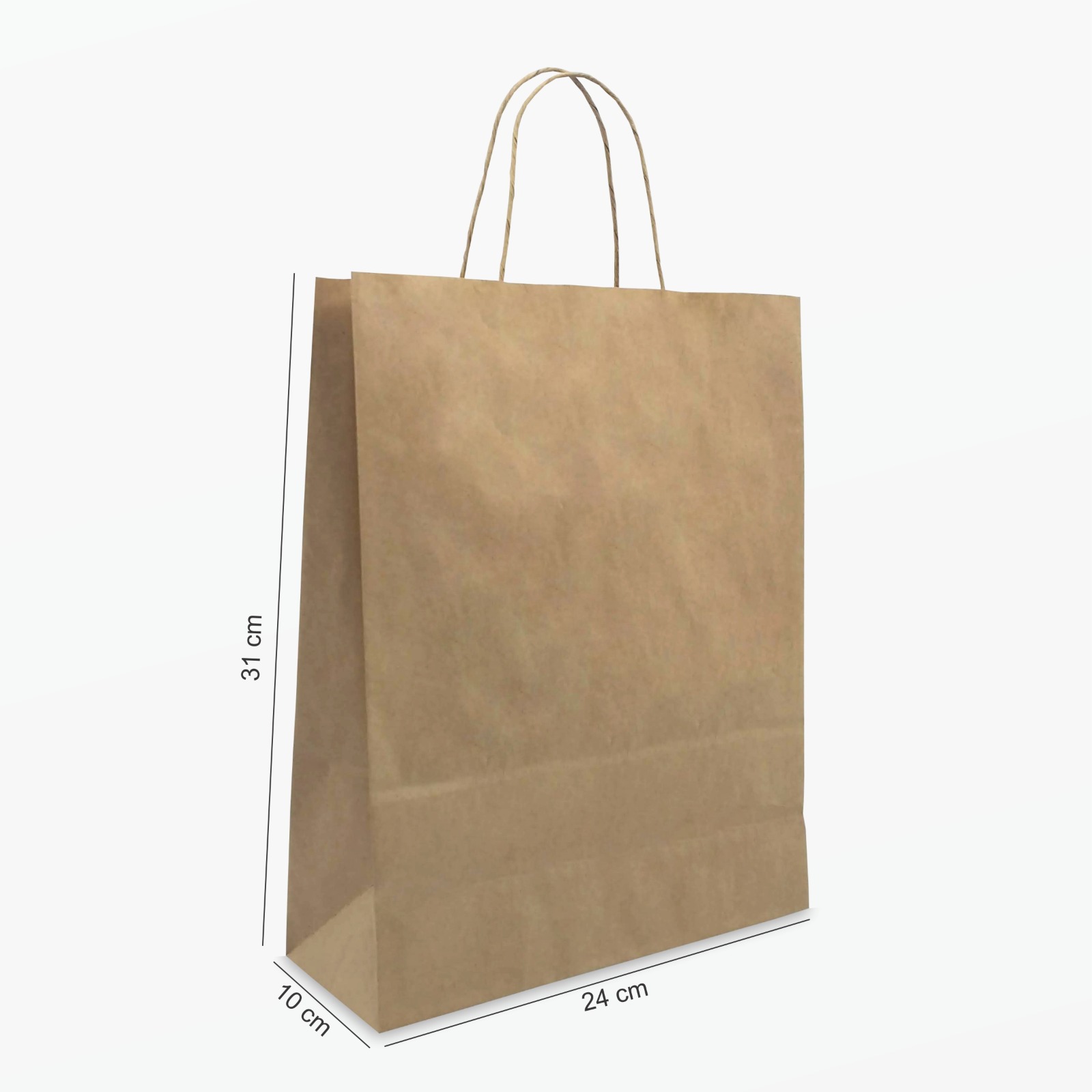 SACOLA KRAFT PRESENTE PARDA M - PERSONALIZADA (MÍN. 100 UN) - Image 2